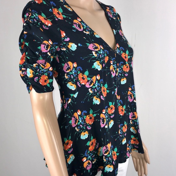 Zara Trafaluc Popover Blouse Bell Bo - Picture 9 of 9